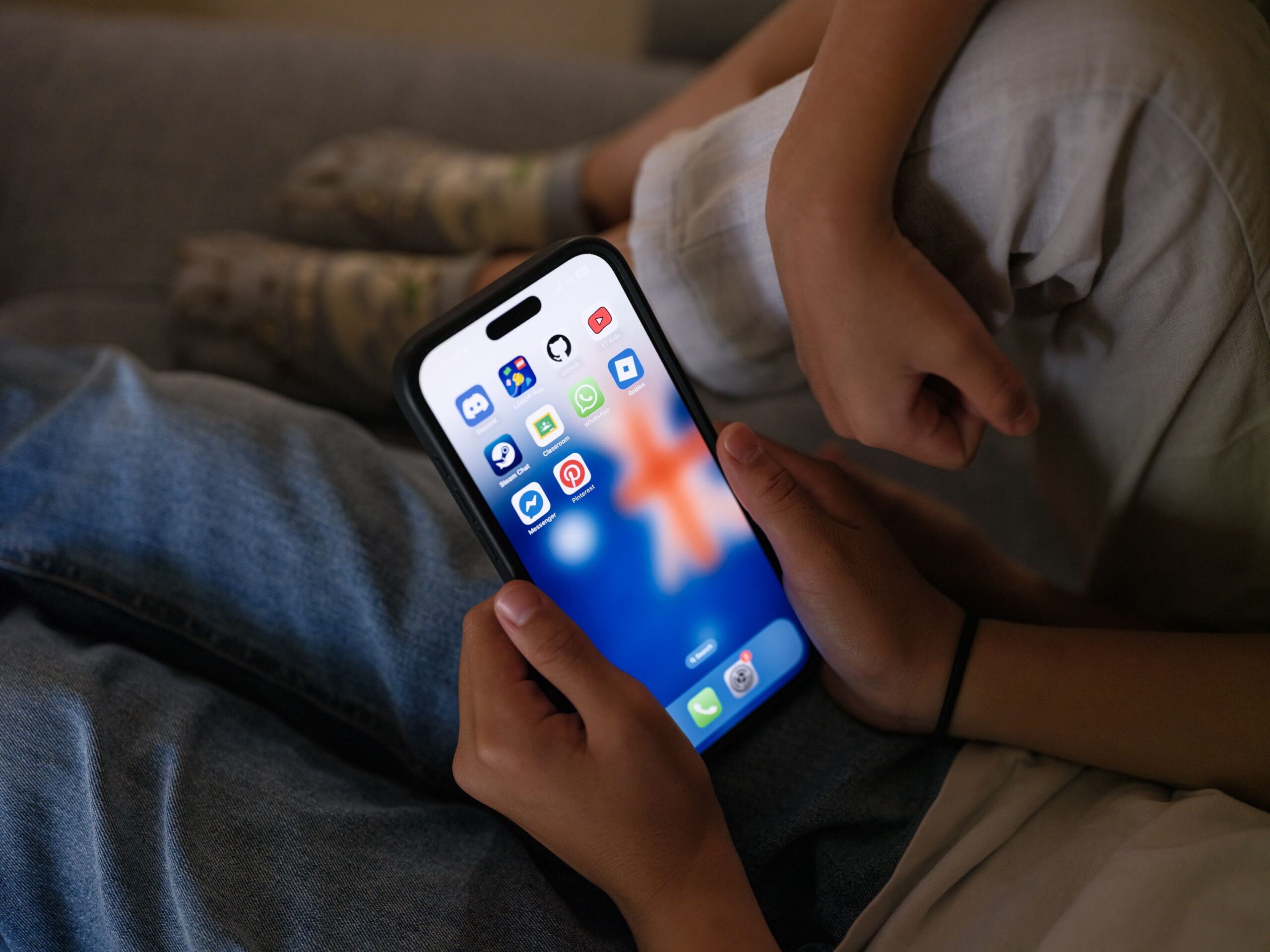 Australia's Prime Minister Anthony Albanese (C) as he speaks during an official function to mark the start of Australia's social media reform at Kirrilbilli House in Sydney on December 10