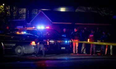 First responders at scene of a mass shooting in Stockton