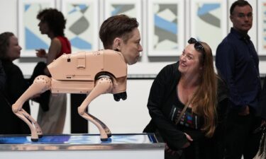 Robots in the likeness of Andy Warhol