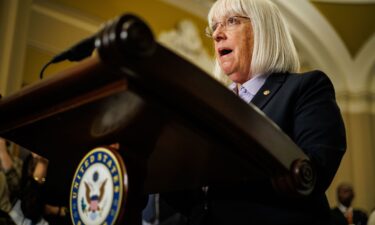 Sen. Pat Murray is seen here at the US Capitol building on October 7.