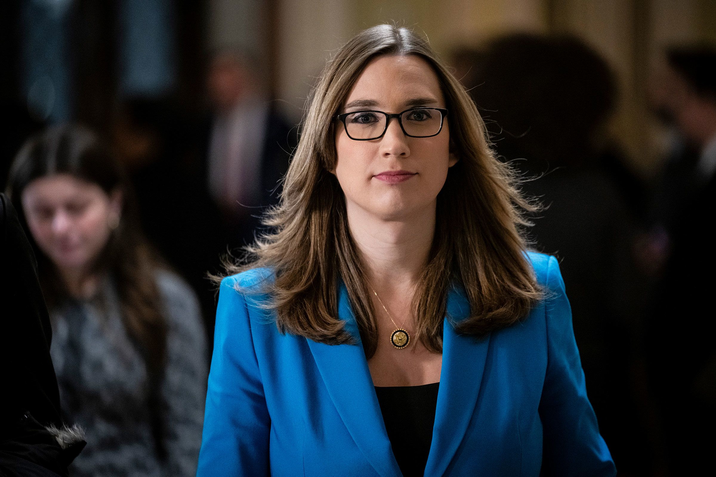 <i>Graeme Sloan/Bloomberg/Getty Images/File via CNN Newsource</i><br/>Rep. Sarah McBride at the US Capitol on November 18