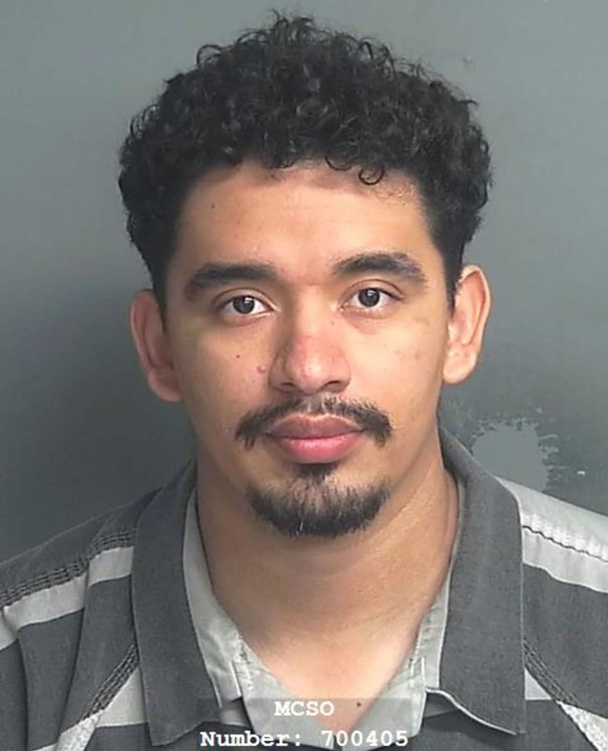 <i>Montgomery County Sheriff's Office via CNN Newsource</i><br/>Giovanni Rosales Espinoza is seen in a booking photo.