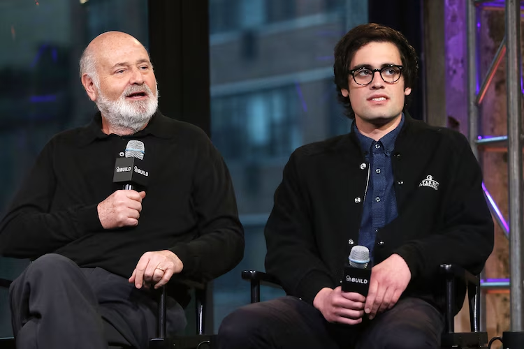 Rob Reiner and Nick Reiner attend the AOL Build Speaker Series in New York City, May 4, 2016.