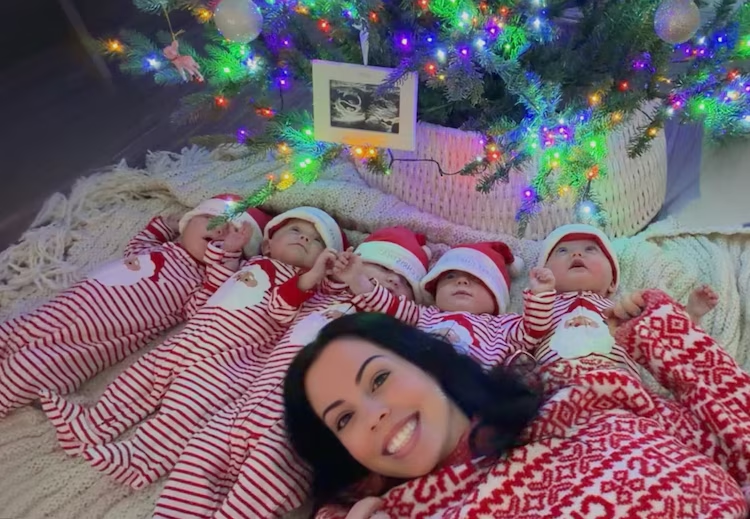 El Pasoan Theresa Troia are her quintuplets -- Kyla, Joseph, Jaxon, Viviana, and Isabella -- are getting ready to celebrate their first Christmas together.