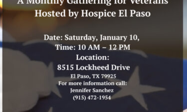 Hospice El Paso's Vet Cafe is open to all veterans from all branches of the military