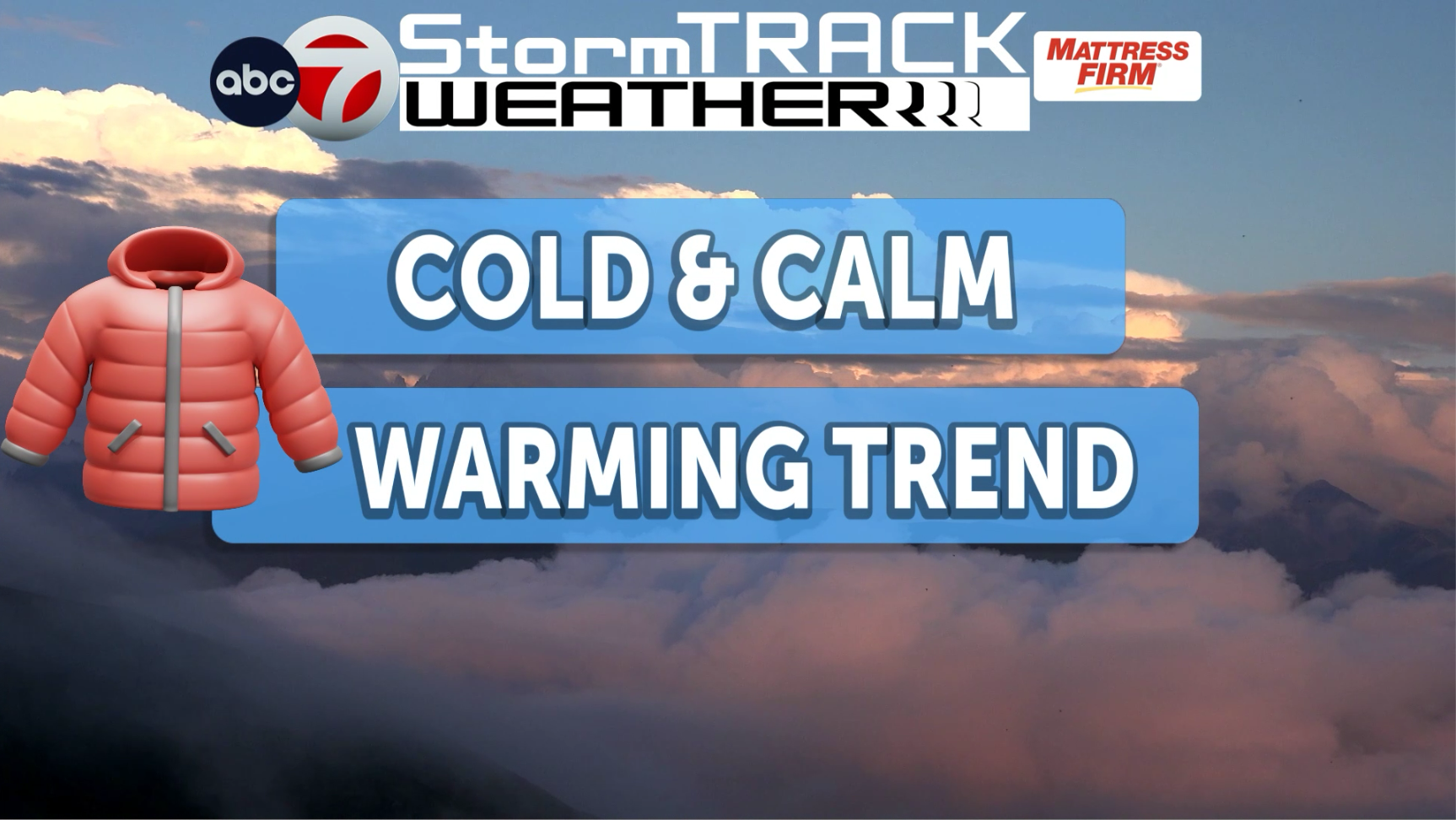 ABC-7 StormTrack Weather: Cold start, calm day