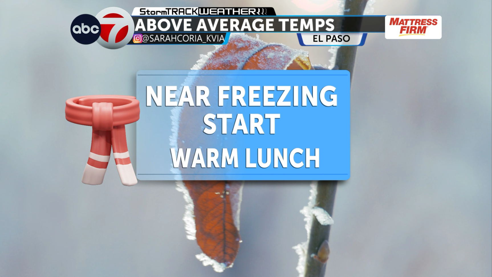 ABC-7 StormTrack Weather: Cold start, warm afternoon