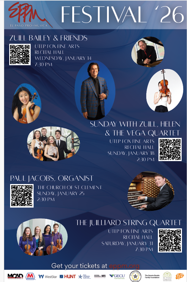 ABC-7 at 4: El Paso Pro-Musica Chamber Music Festival celebrates Zuill Bailey’s 25th Season