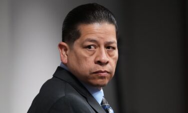 Former Uvalde school district police officer  arrives at the Nueces County Courthouse in Corpus Christi