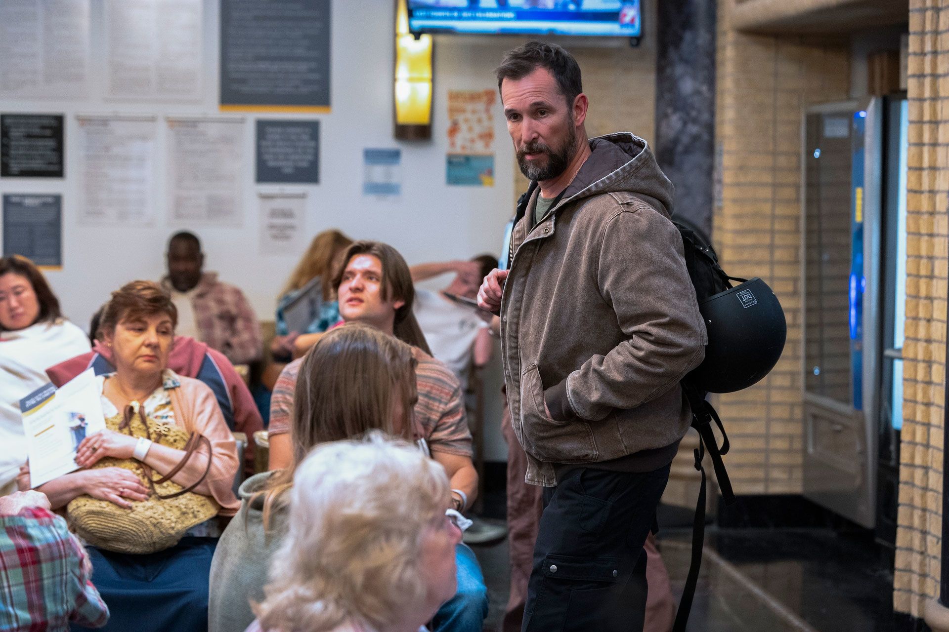 <i>Warrick Page/HBO Max via CNN Newsource</i><br/>Noah Wyle in the Season 2 premiere of “The Pitt.”