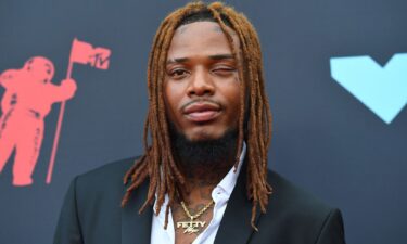 US rapper Fetty Wap arrives for the 2019 MTV Video Music Awards at the Prudential Center in Newark
