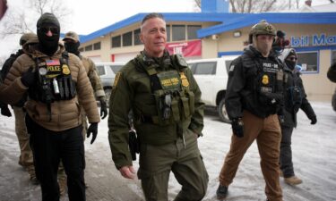 A photograph of the pistol recovered by immigration agents after a shooting in Minneapolis