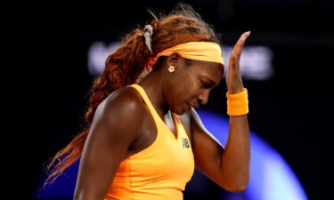 Coco Gauff struggled against Elina Svitolina at the Australian Open.