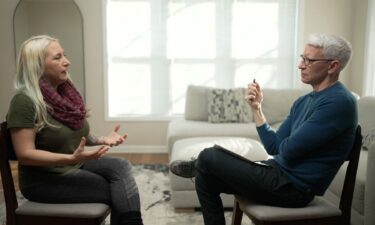 Stella Carlson talks with CNN's Anderson Cooper during an exclusive interview.