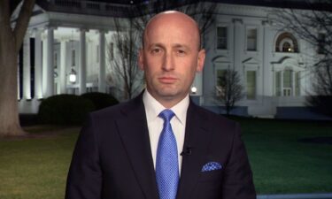 White House aide Stephen Miller appears on CNN on January 17.