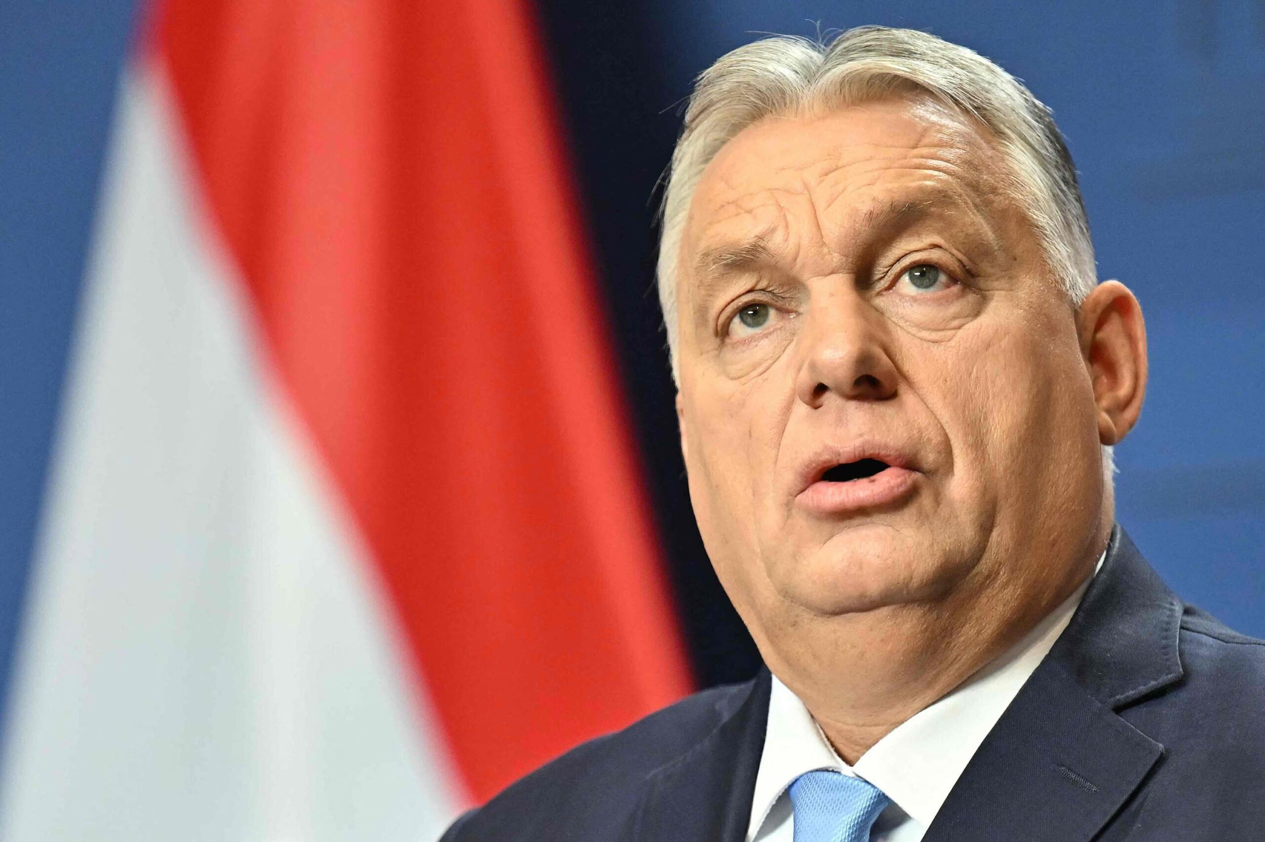 <i>Alexander Nemenov/AFP/Getty Images via CNN Newsource</i><br/>Orbán