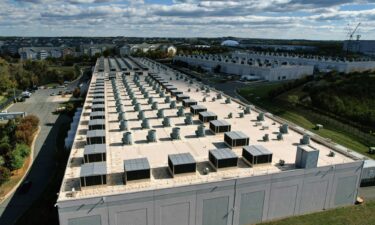 An Amazon Web Services data center in Ashburn