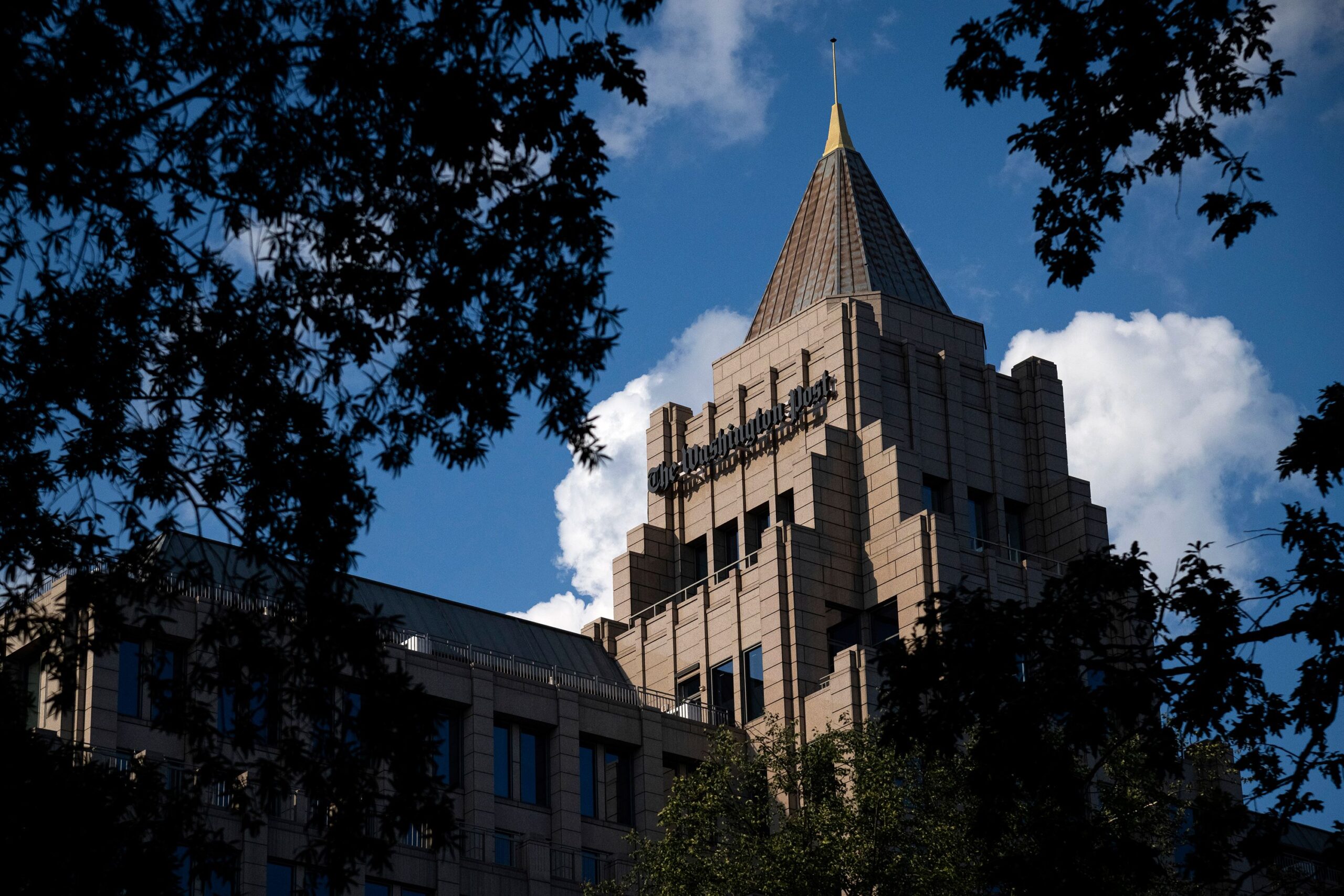 <i>Graeme Sloan/Sipa USA/AP via CNN Newsource</i><br/>Pictured is the Washington Post building in downtown Washington