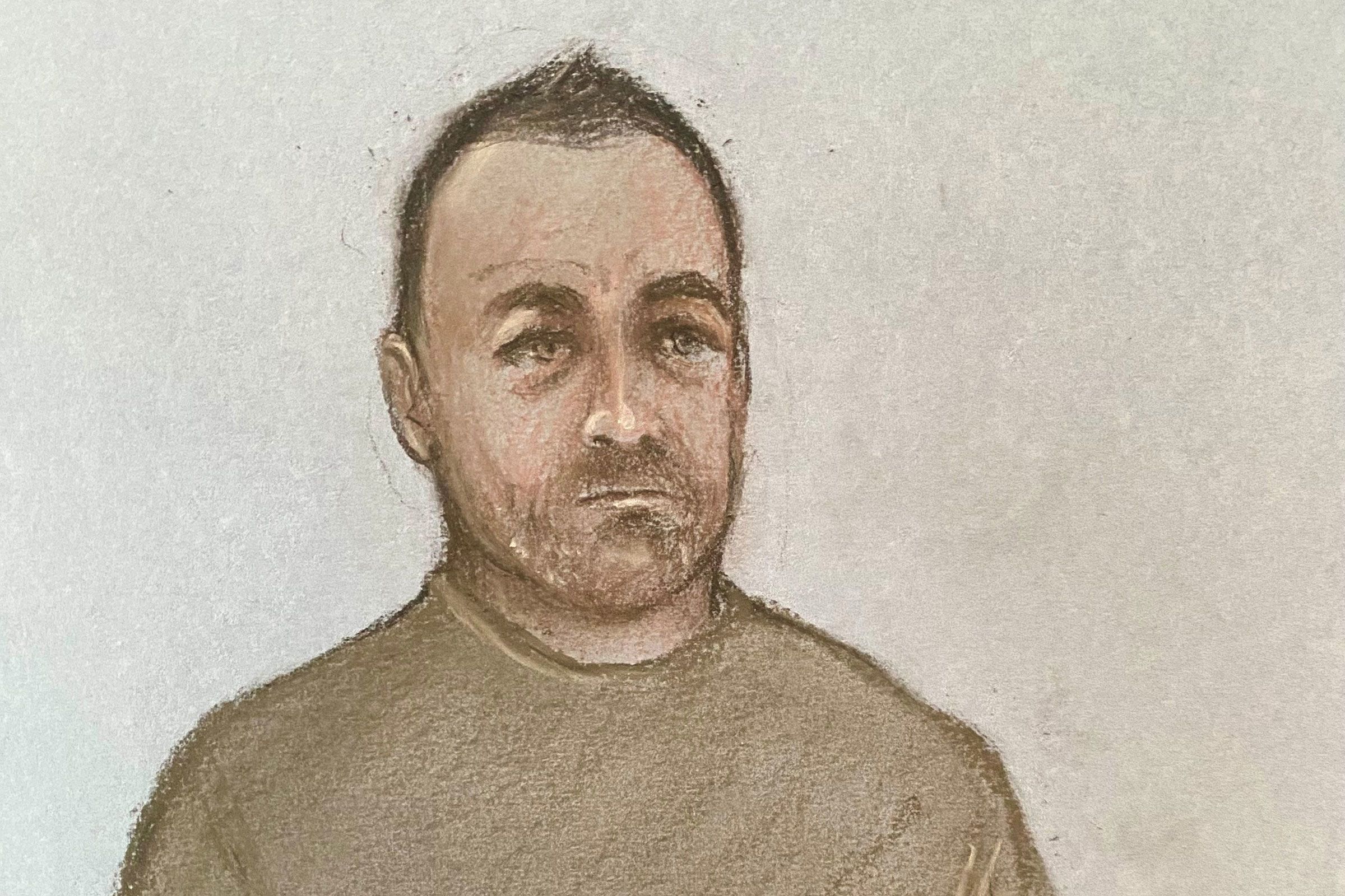 <i>Elizabeth Cook/Press Association/AP via CNN Newsource</i><br/>A court sketch of Philip Young