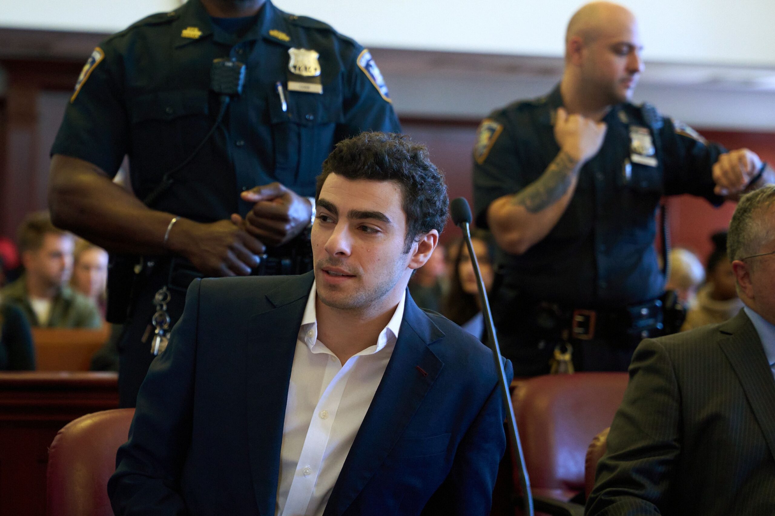 <i>Curtis Means/Pool/Getty Images via CNN Newsource</i><br/>Luigi Mangione appears for a suppression of evidence hearing in Manhattan Criminal Court on December 18