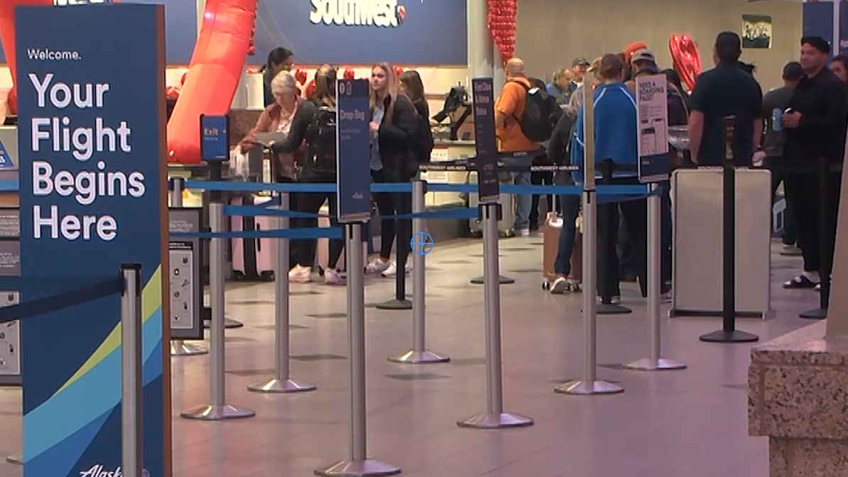 Delayed arrivals to El Paso International Airport