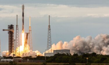 A SpaceX Falcon 9 rocket lifts off from launch pad 40 at the Cape Canaveral Space Force Base on December 9