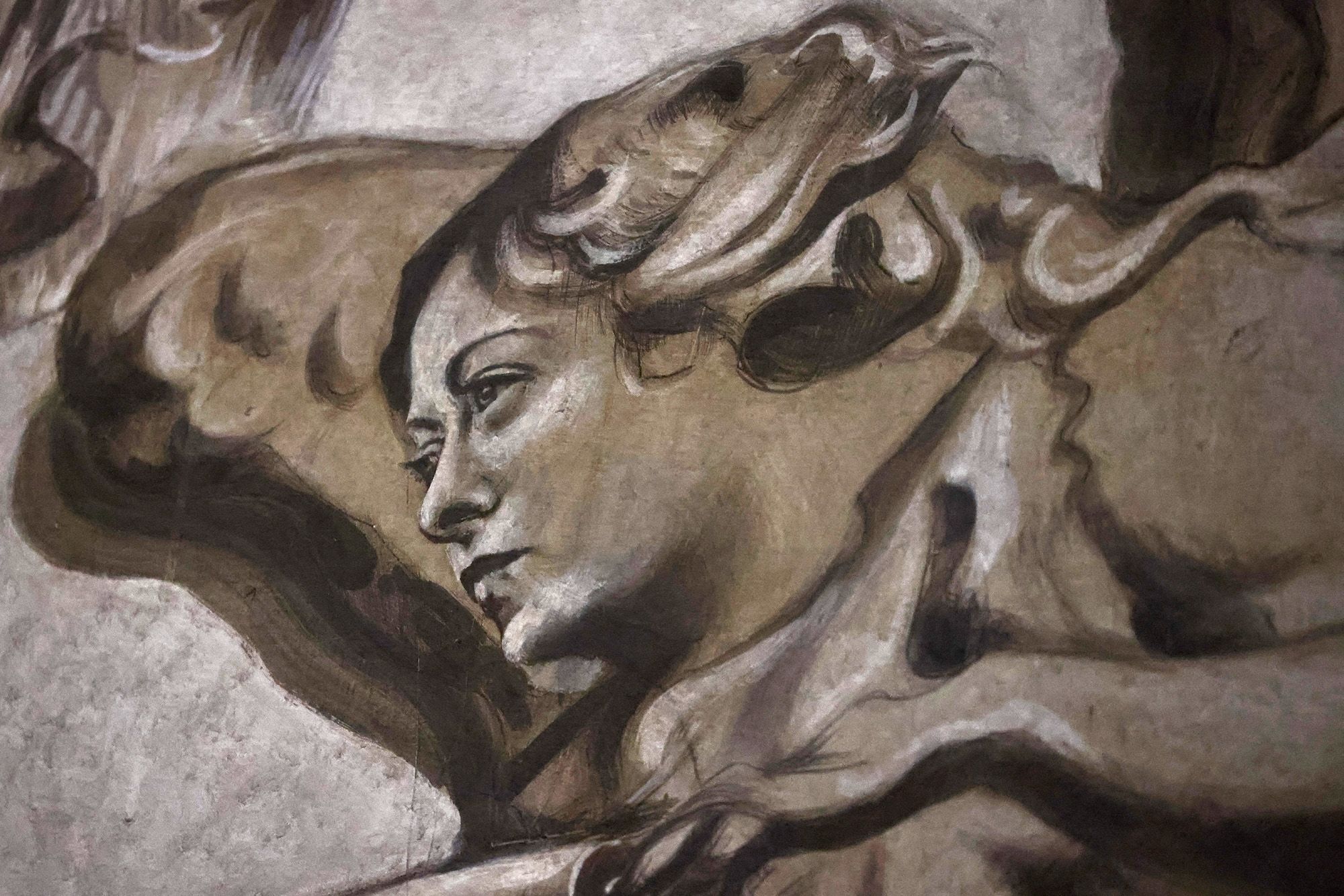 <i>Vincenzo Livieri/Reuters via CNN Newsource</i><br/>A restored angel fresco