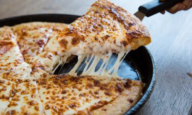 A personal pan pizza from Pizza Hut. The chain is closing hundreds of US locations this year.