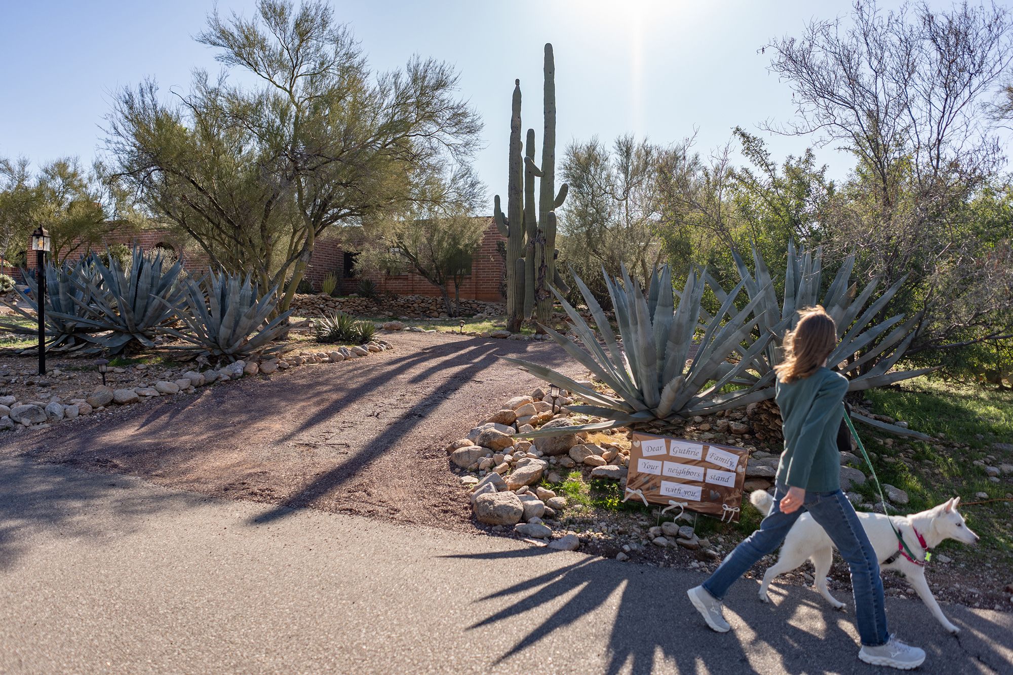 <i>Jan Sonnenmair/Getty Images via CNN Newsource</i><br/>Pima County Sheriff Chris Nanos speaks to the media on February 3 in Tucson