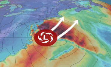 Bigger impacts would be expected if the storm tracks closer to the (left arrow). Impacts would be less if the storm tracks farther offshore (right arrow).