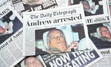 A police officer patrols near the Royal Lodge
