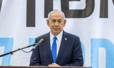 Israel's Prime Minister Benjamin Netanyahu