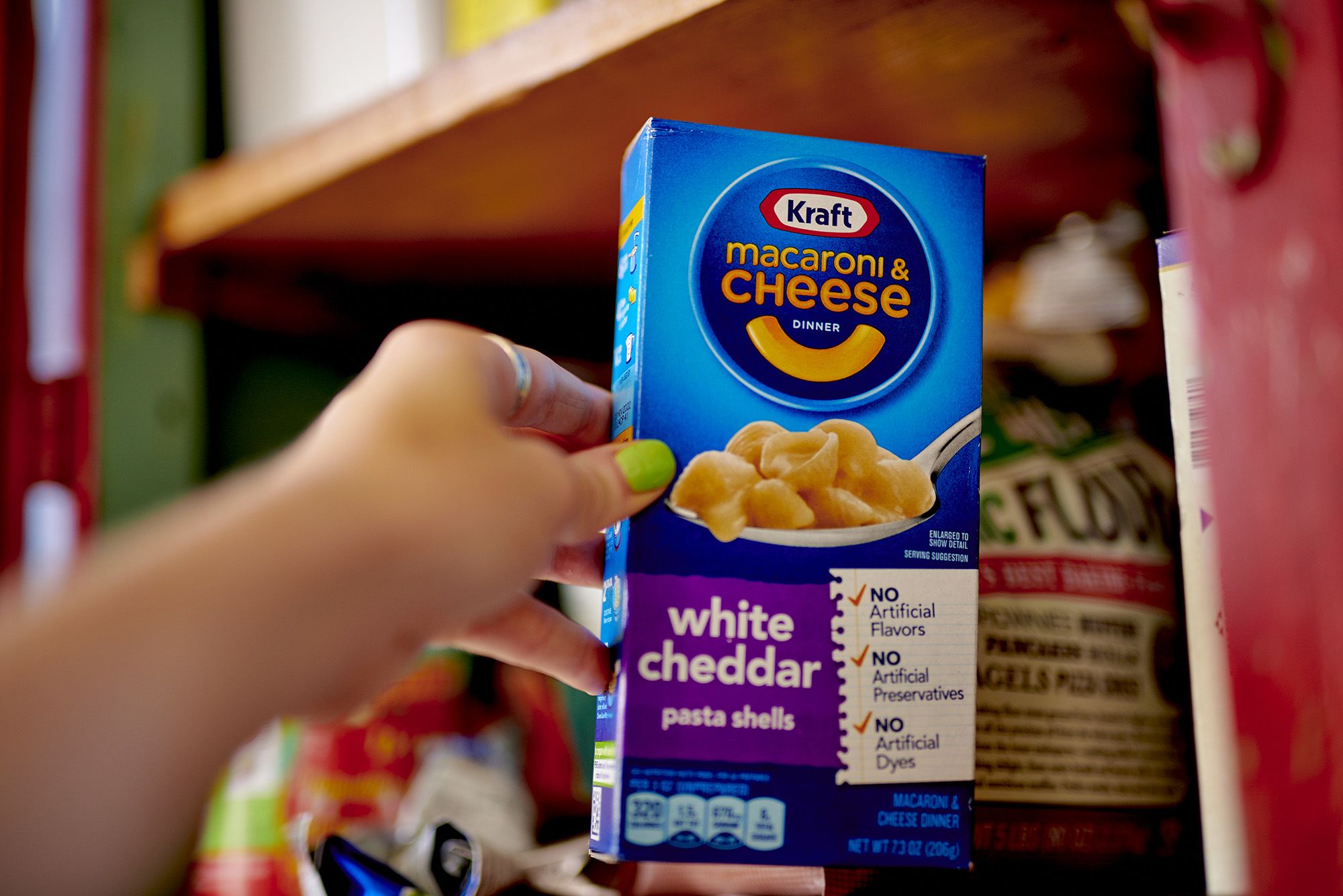 <i>Gabby Jones/Bloomberg/Getty Images via CNN Newsource</i><br/>Pictured is Kraft brand Mac & Cheese in New York on July 23