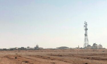 FILE - The al-Tanf military outpost in southern Syria is seen on October 22