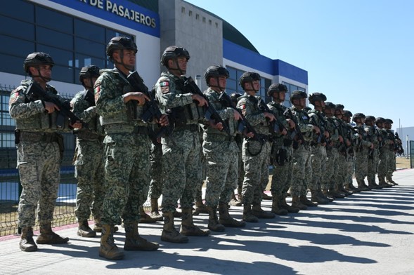 Hundreds of Mexican military members arrive in Juárez
