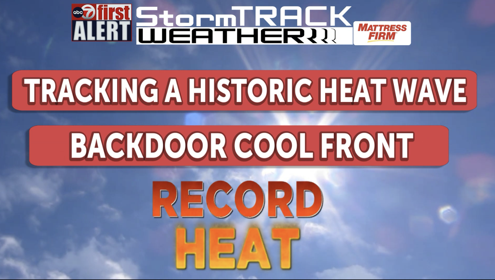 ABC-7 First Alert: Historic March Heat Wave continues this weekend in ...