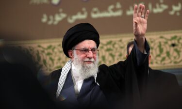 Iran's Supreme Leader Ayatollah Ali Khamenei attends an event in Tehran