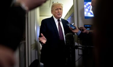 President Donald Trump said Sunday that America's allies should do more to help secure the Strait of Hormuz.