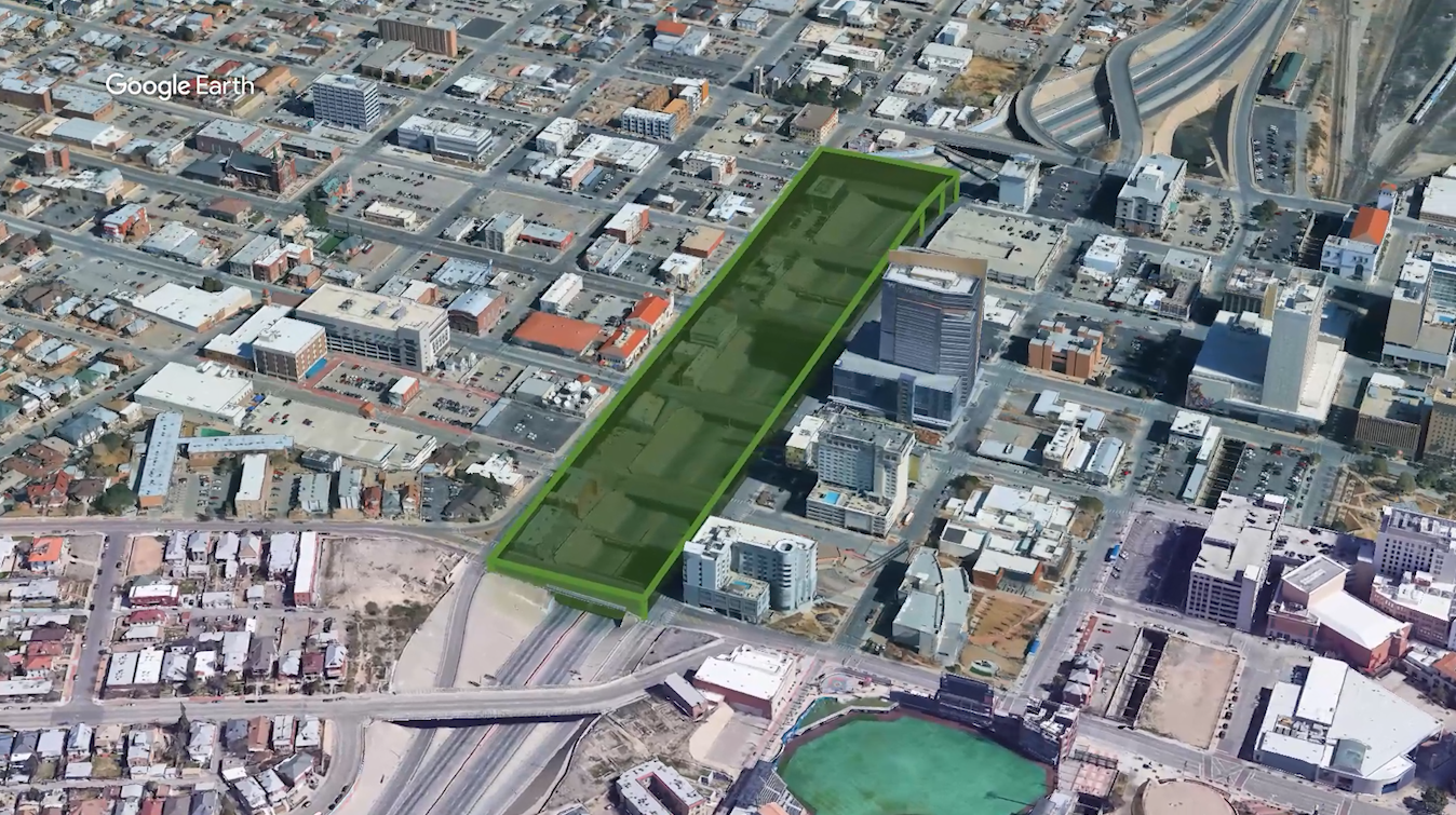 An ABC-7 rendering of the area of the Downtown Deck Plaza project.