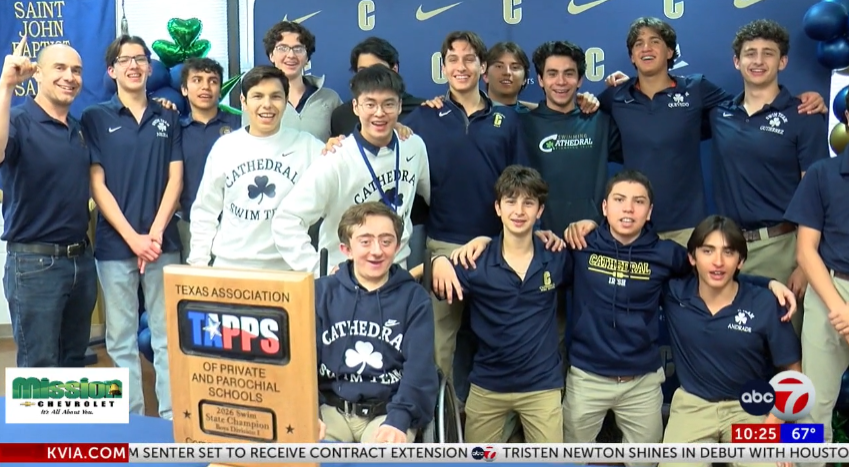 Community Champions: Cathedral swim team wins 6th straight state title ...
