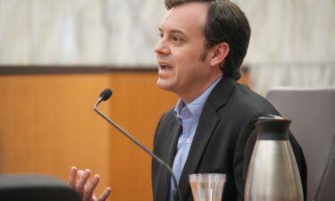 Camp Mystic Director Edward Eastland testifies at a hearing about a temporary restraining order regarding the camp at the Travis County Courthouse