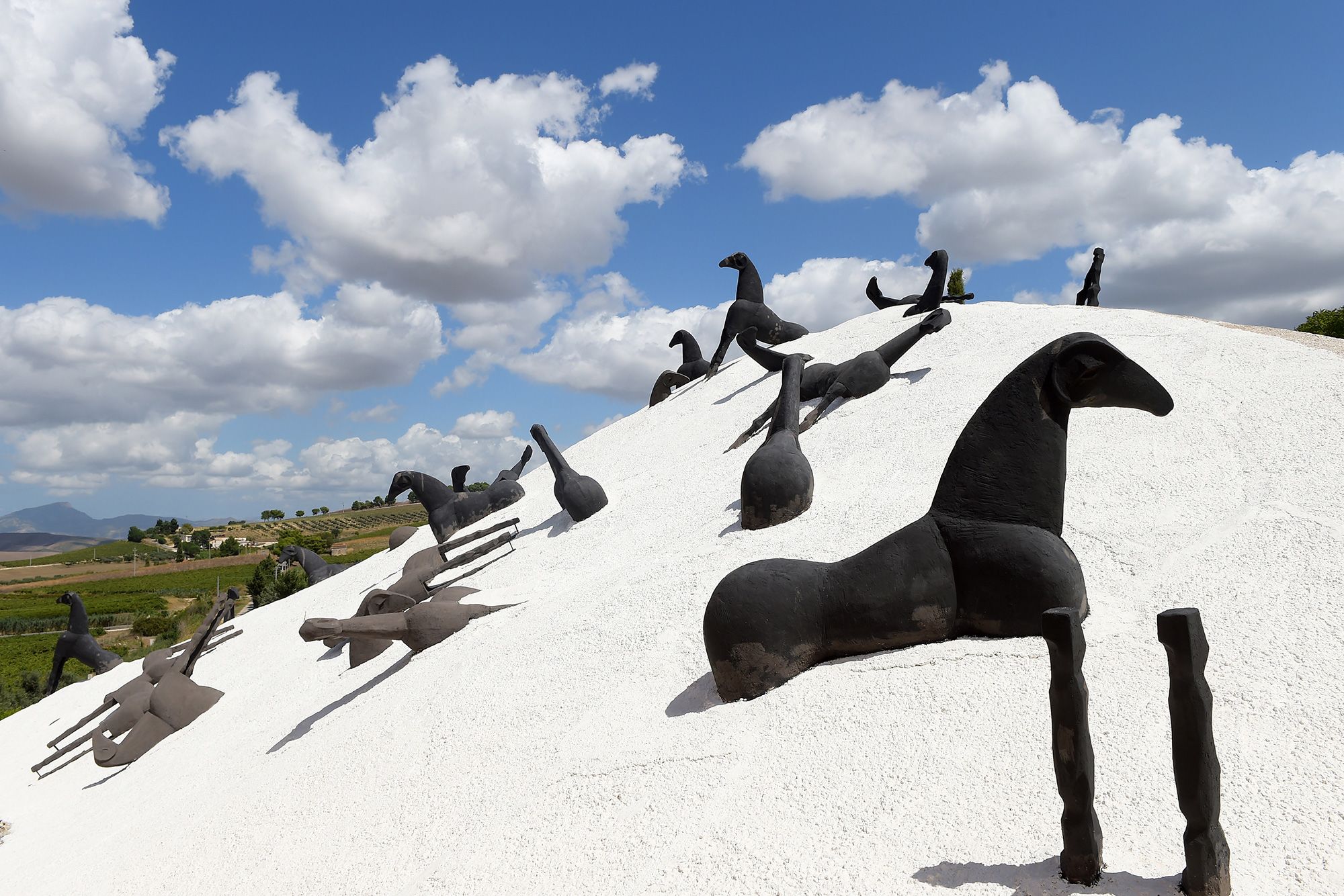 <i>Vandeville Eric/ABACA/Shutterstock via CNN Newsource</i><br/>Gibellina was rebuilt about half an hour away