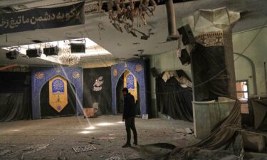 US President Donald Trump speaks during a press conference in the White House in Washington