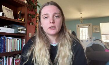 Karli Aylesworth during a video interview with CNN.