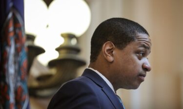 Former Virginia Lt. Gov. Justin Fairfax presides over the Senate at the Virginia State Capitol in Richmond