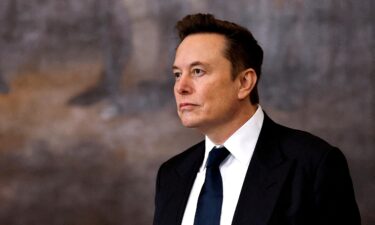 Elon Musk arrives to the inauguration of President-elect Donald Trump in the Rotunda of the US Capitol on January 20 in Washington