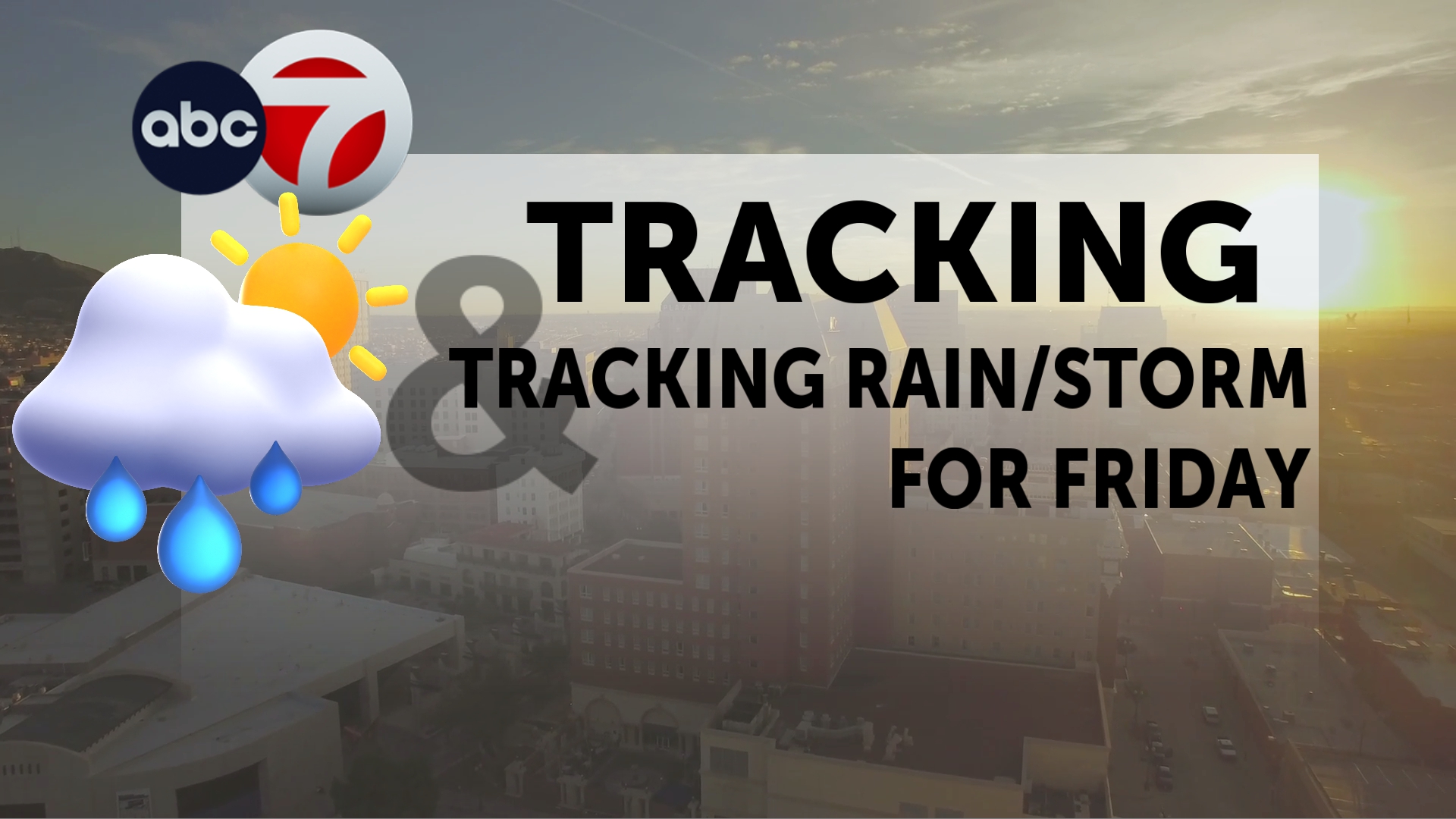 ABC-7 Storm Track Weather - Chance for storms arrive Friday afternoon ...