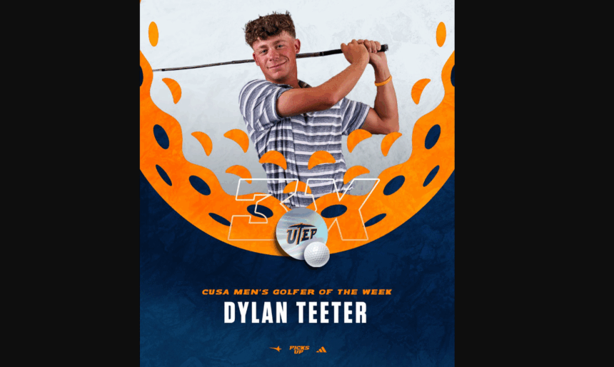 utep golfer of week pic