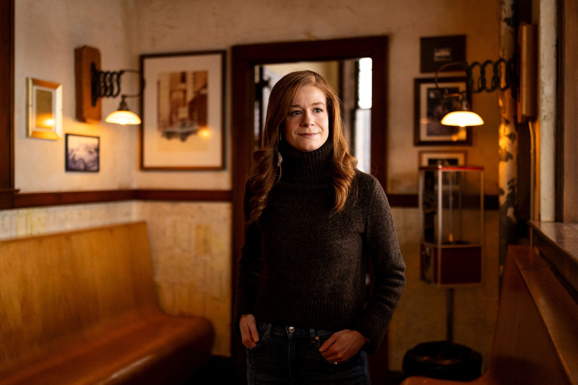 <i>Emily Elconin/Reuters via CNN Newsource</i><br/>Senator Mallory McMorrow (D-MI) poses for a portrait at Vinsetta Garage in Berkley
