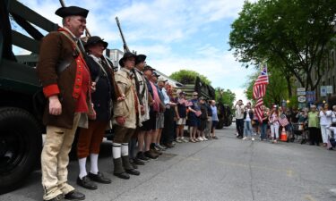 The remains of 44 people associated with the Continental Army were reinterred last week at a new memorial in Lake George Battlefield State Park in upstate New York.